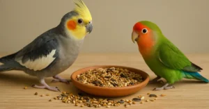 ককাটেল ও লাভবার্ড পাখির সিডমিক্স বানানোর সহজ উপায়