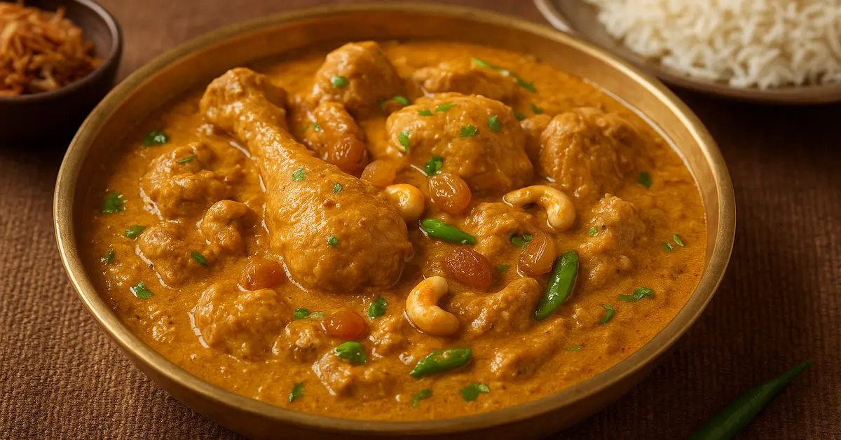 রাজকীয় স্বাদের চিকেন কোরমা রেসিপি